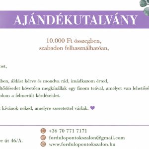 Gift voucher freely usable